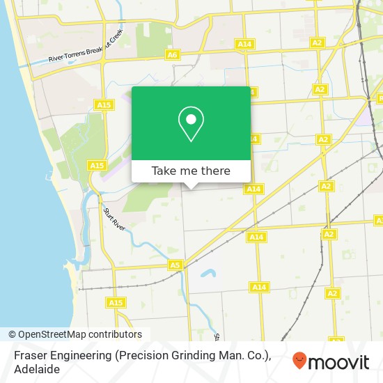 Fraser Engineering (Precision Grinding Man. Co.) map