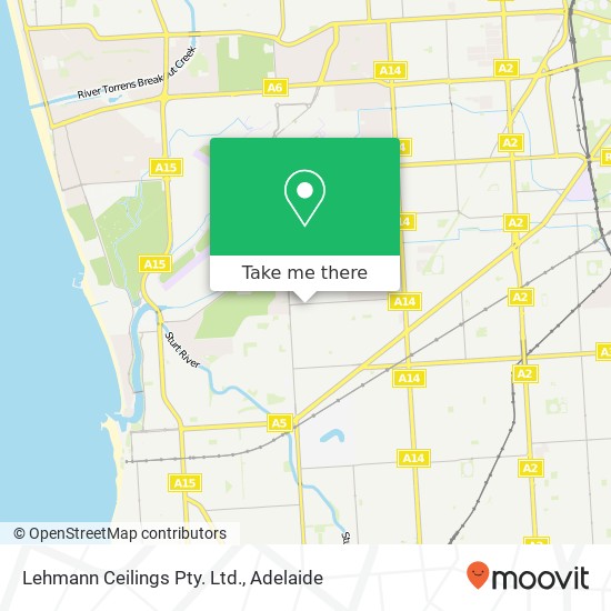 Lehmann Ceilings Pty. Ltd. map