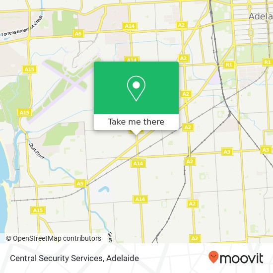 Central Security Services map