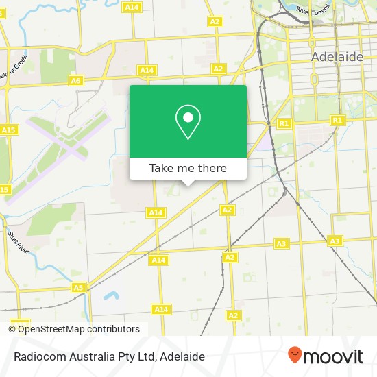 Radiocom Australia Pty Ltd map