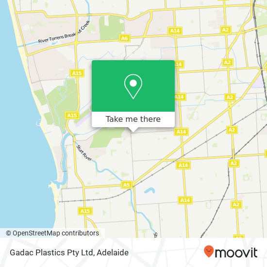 Mapa Gadac Plastics Pty Ltd