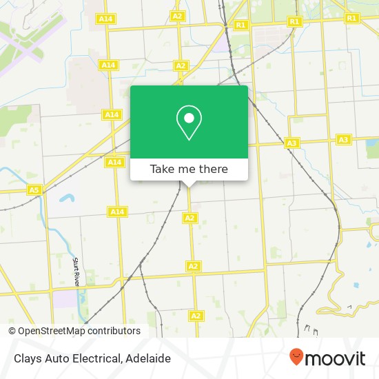 Mapa Clays Auto Electrical