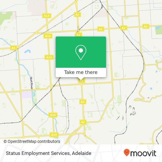 Status Employment Services map