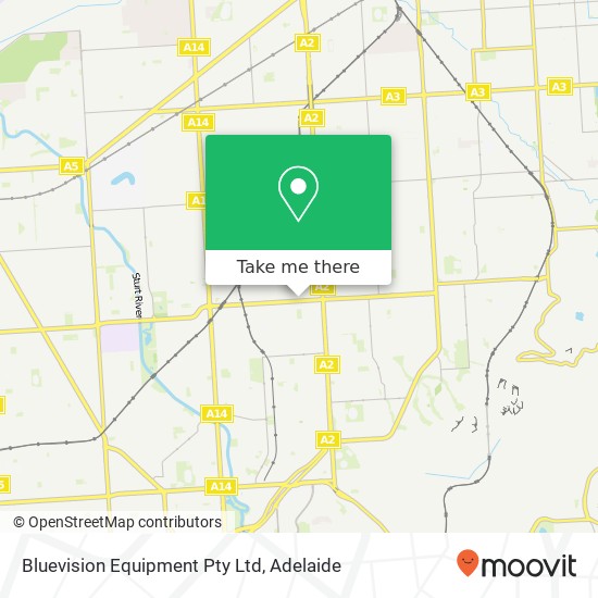 Bluevision Equipment Pty Ltd map