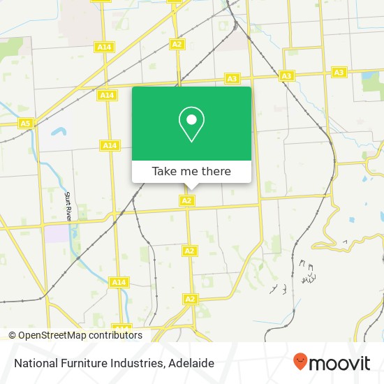 National Furniture Industries map
