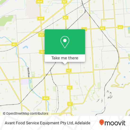 Avant Food Service Equipment Pty Ltd map