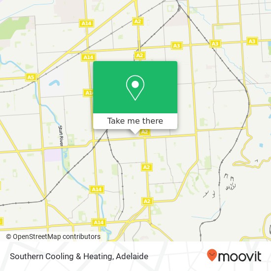 Mapa Southern Cooling & Heating