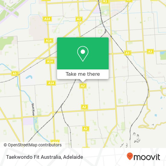 Taekwondo Fit Australia map