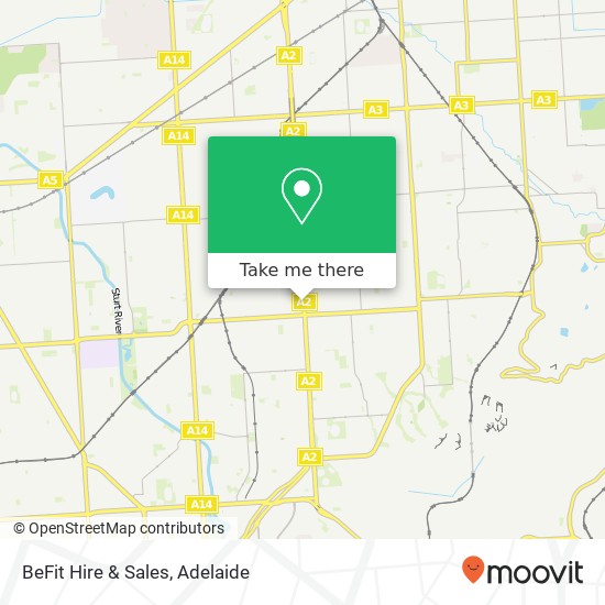 BeFit Hire & Sales map