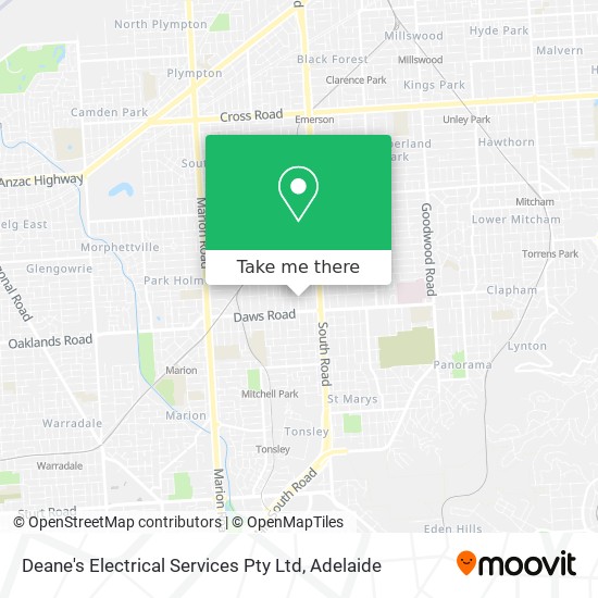 Mapa Deane's Electrical Services Pty Ltd