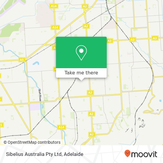 Sibelius Australia Pty Ltd map