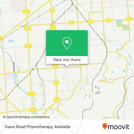 Mapa Daws Road Physiotherapy