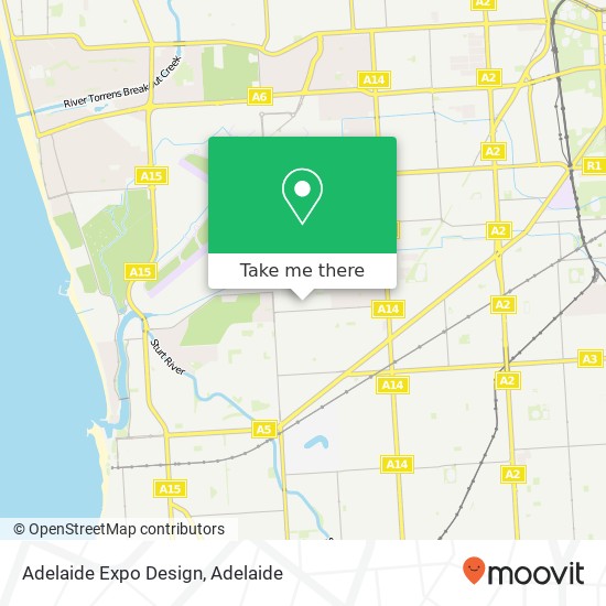 Mapa Adelaide Expo Design