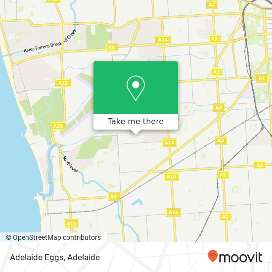 Adelaide Eggs map