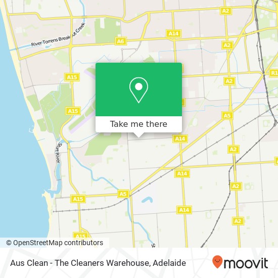 Aus Clean - The Cleaners Warehouse map