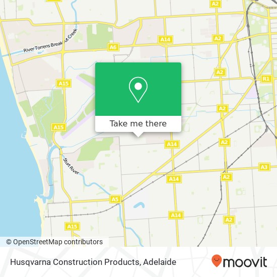 Husqvarna Construction Products map