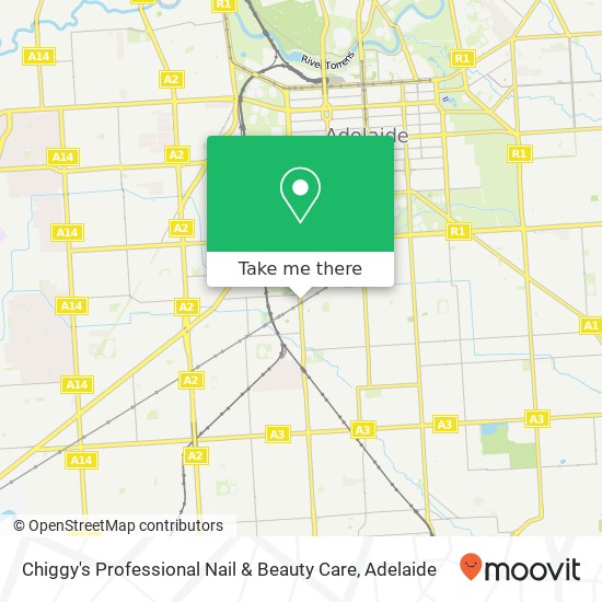 Mapa Chiggy's Professional Nail & Beauty Care