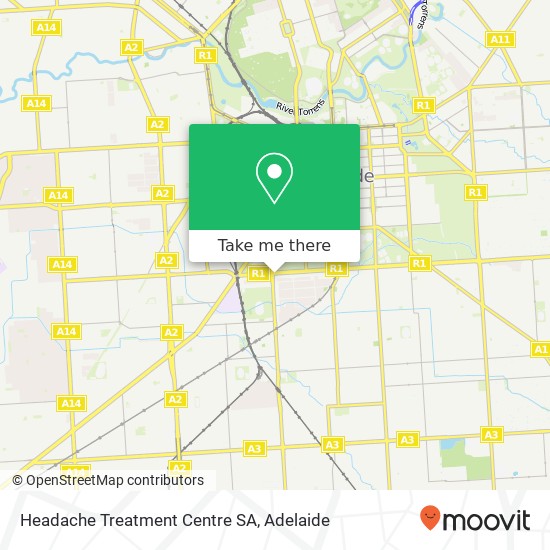 Headache Treatment Centre SA map