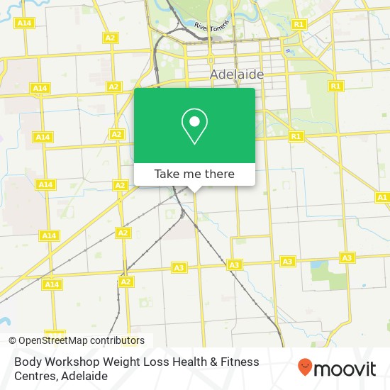 Body Workshop Weight Loss Health & Fitness Centres map