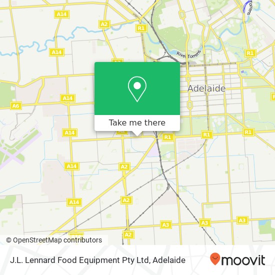 J.L. Lennard Food Equipment Pty Ltd map