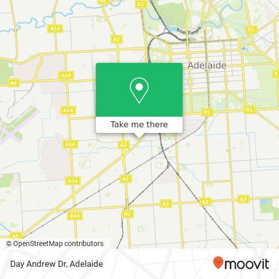 Day Andrew Dr map