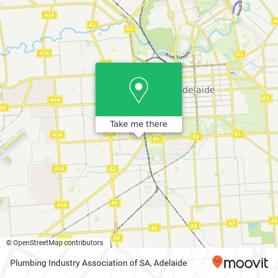 Plumbing Industry Association of SA map