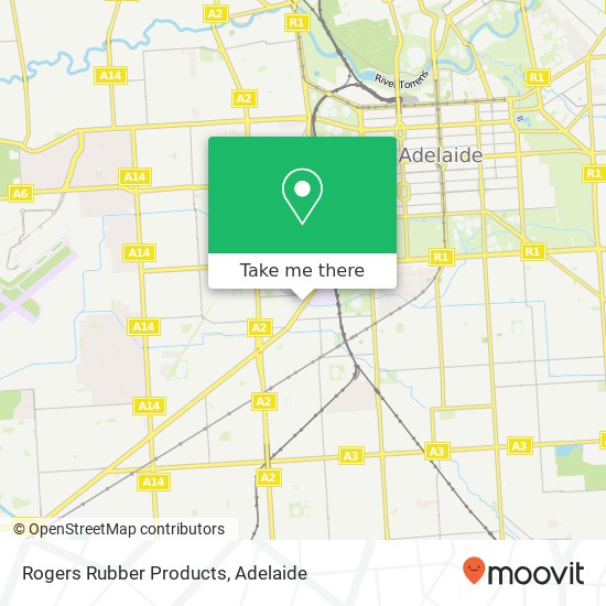 Mapa Rogers Rubber Products