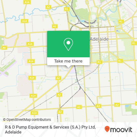 R & D Pump Equipment & Services (S.A.) Pty Ltd map