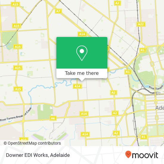 Downer EDI Works map