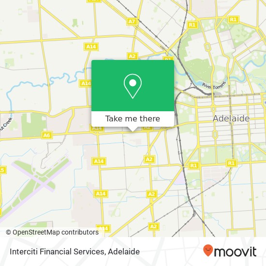 Interciti Financial Services map