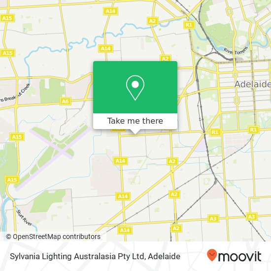 Sylvania Lighting Australasia Pty Ltd map