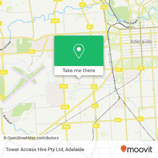 Tower Access Hire Pty Ltd map