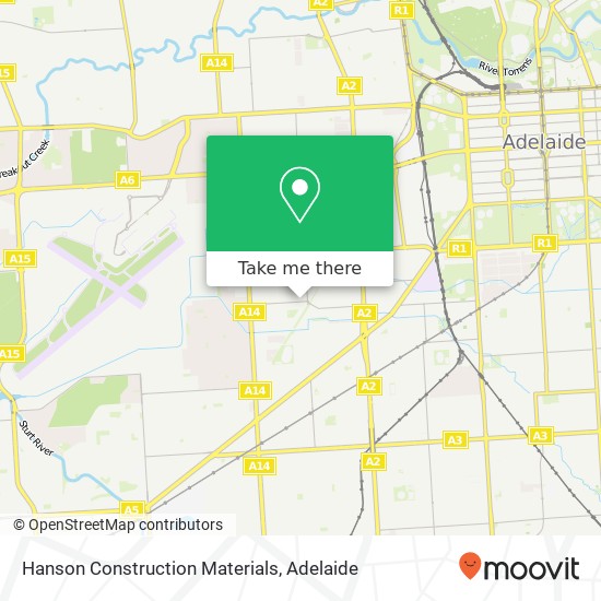 Hanson Construction Materials map