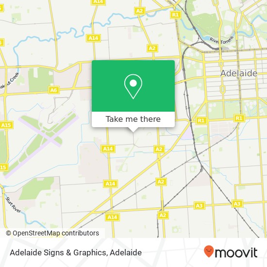 Mapa Adelaide Signs & Graphics