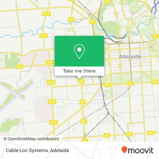 Cable-Loc Systems map