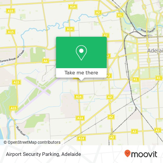 Airport Security Parking map