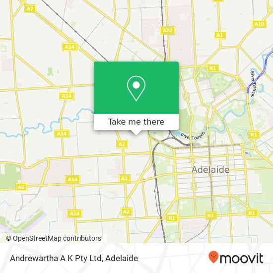 Andrewartha A K Pty Ltd map