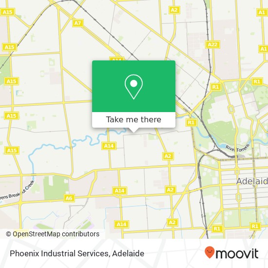 Mapa Phoenix Industrial Services