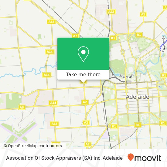 Association Of Stock Appraisers (SA) Inc map