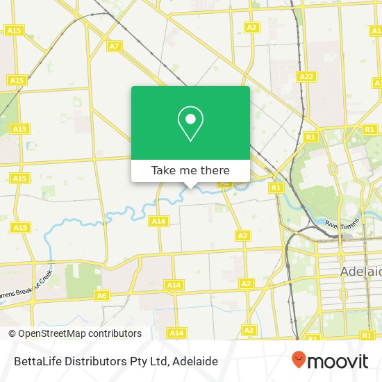 BettaLife Distributors Pty Ltd map