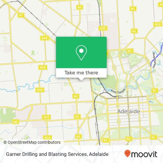 Garner Drilling and Blasting Services map