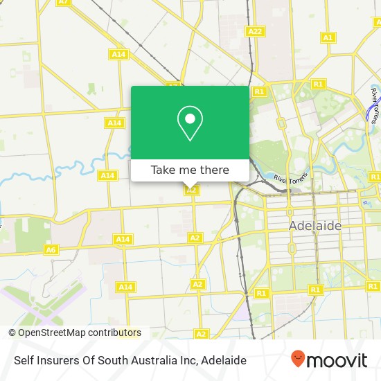 Self Insurers Of South Australia Inc map