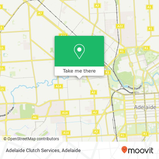 Adelaide Clutch Services map