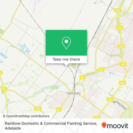 Rainbow Domsetic & Commercial Painting Service map