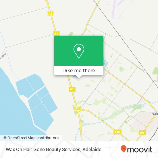 Wax On Hair Gone Beauty Services map