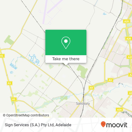 Sign Services (S.A.) Pty Ltd map