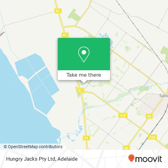 Mapa Hungry Jacks Pty Ltd