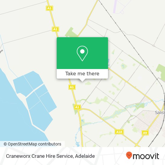 Craneworx Crane Hire Service map