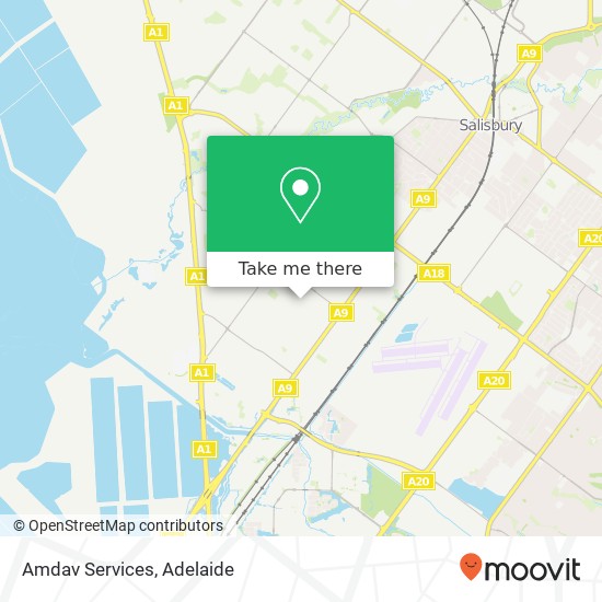 Amdav Services map