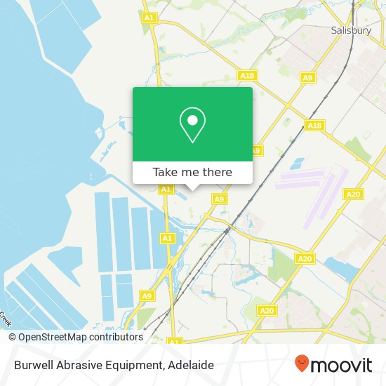 Burwell Abrasive Equipment map